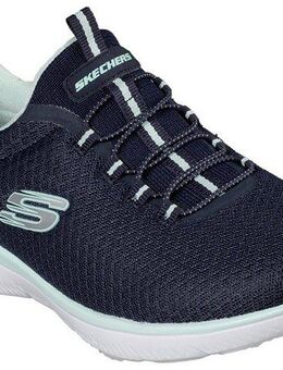 Skechers SUMMITS Slip-On Sneaker Freizeitschuh, Komfortschuh mit stoßdämpfender Zwischensohle