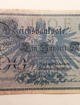 Reichsbanknoten 1908-14 Währung diverse Scheine uralt gut erhalte - Hamburg Wandsbek