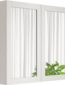 welltime Spiegelschrank AMSTERDAM platzsparender Spiegelschrank mit individuell verstellbarem Regalboden