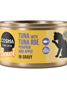 Sparpaket Cosma Bowl 24 x 80 g - Thunfisch mit Thunfischrogen