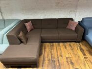 Sofa Ecksofa Federkern Polsterecke Struktur 261 cm Ottomane Braun - Hamburg Hamburg-Mitte