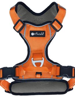 Petlando Outdoor Geschirr, orange - Größe L: 68 - 82 cm Brustumfang