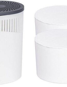 WENKO Luftentfeuchter Modell Drop, für 80 m³ Räume, Tank 1,6 l, mit 2 x 1000 g Entfeuchter-Blöcken