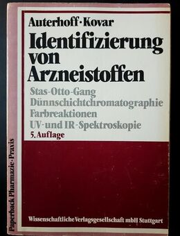Fachbuch für Pharmazeuten – Identifizierung von Arzneistoffen 5. Auflage - Niederfischbach
