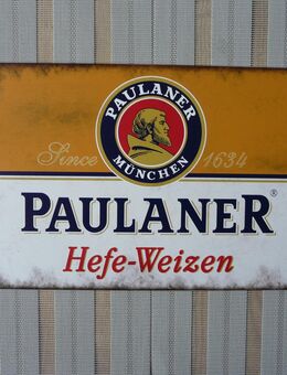 PAULANER Hefe-Weizen - Blechschild (20x30cm) - Leverkusen