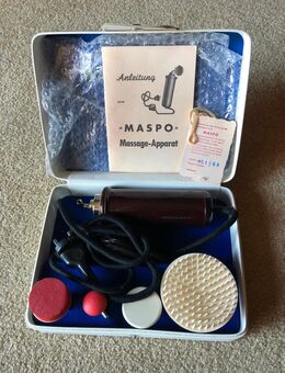 Maspo massage gerät elektisch antik Box weiss - Warendorf