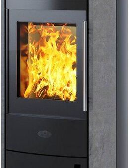 Firefix Kaminofen »DUBLIN«, 6 kW, Dauerbrand, mit Naturstein und intergriertem Katalysator
