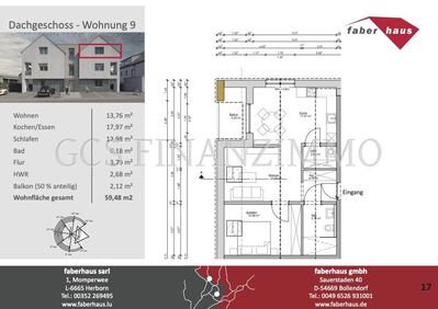 Hochwertige Neubauwohnung in Kordel, KfW 40 EE und ISB förderfähig, provisionsfrei