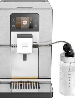 Krups Kaffeevollautomat EA877D Intuition Experience+, 21 Heiß- und Kaltgetränke-Spezialitäten, geräuscharm, Farb-Touchscreen