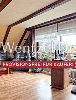 PROVISIONSFREI für Käufer - Gepflegte Dachgeschosswohnung in einem Zweifamilienhaus in Oststeinbek - Oststeinbek
