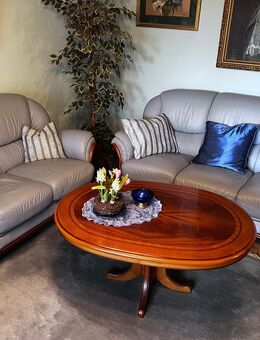 Couch Couchgarnitur Sofa Leder Echtleder von Nieri - Köln