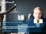 Notarfachangestellter / Notarfachassistent / Notarfachwirt (m/w/d) - Kornwestheim