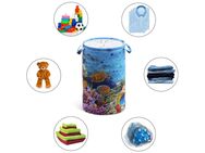 Sanilo Wäschekorb Ocean, 60 Liter, faltbar, mit Sichtschutz