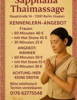 Thaimassage Sapphana in Staaken - Berlin Spandau