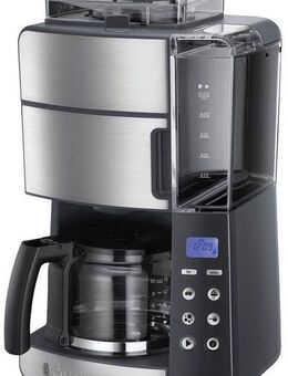 RUSSELL HOBBS Kaffeemaschine mit Mahlwerk Grind & Brew 25610-56, 1,25l Kaffeekanne, Papierfilter 1x4