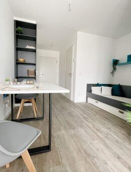 Modern möbliertes 1 Zimmer Apartment mit Balkon, W-Lan und TG-Stellplatz - Augsburg
