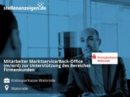 Mitarbeiter Marktservice/Back-Office (m/w/d) zur Unterstützung des Bereiches Firmenkunden - Walsrode