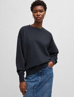 BOSS ORANGE Sweatshirt Eteia Premium Damenmode oversized, Rundhals, mit BOSS Logo