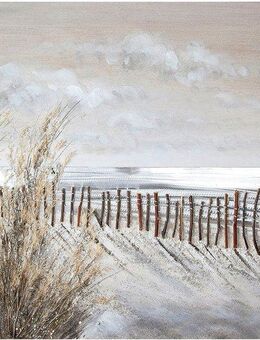 GILDE Leinwandbild Gemälde Dünen-Zauber, Landschaft, Strand (1 St), handbemalt