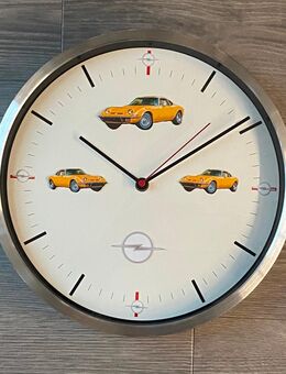 Opel GT“Wanduhr“Edelstahl“Autouhr“Sammler“Oldtimer „ - Hamburg Bergedorf