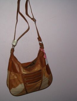 STE-25, Handtasche, Schultertasche, Braun, Patchwork-Leder, Mehrfarbig,NEU, new, handbag, - Lübeck