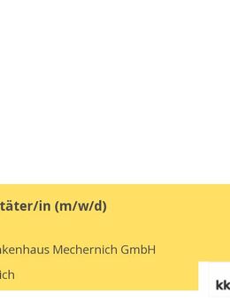 Notfallsanitäter/in (m/w/d) - Mechernich