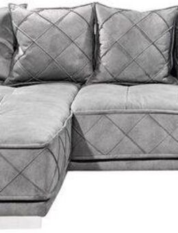 ED EXCITING DESIGN Ecksofa Sentina L-Form, mit Rückenkissen