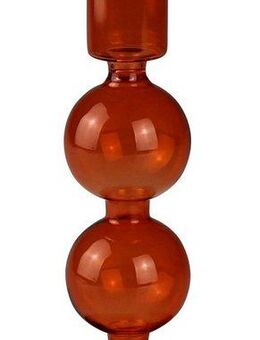 AM Design Kerzenleuchter Stabkerzenhalter aus Glas (Set, 2 St), Höhe ca. 18 cm