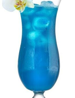 van Well Cocktailglas Blue Hawaii, Glas, 440 ml, im Geschenkkarton, 4-teilig