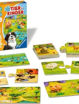 Ravensburger Puzzle tiptoi® Alle meine Tierkinder, Puzzleteile, Made in Europe