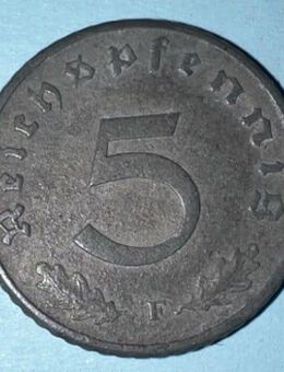 5 Reichspfennig 1941 "F" Kursmünze Deutsches Reich 2. Weltkrieg - Münster (Hessen)