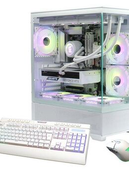 GAMEMAX ICE 7619 AMD Ryzen 9 9950X3D RTX 5080 64GB DDR5 2TB SSD Gaming-PC (AMD Ryzen 9 9950X3D, Gigabyte AORUS GeForce RTX 5080 Master ICE 16G, 64 GB RAM, 2000 GB SSD, Wasserkühlung, Windows 11, DDR5 RAM, Gen4 SSD)