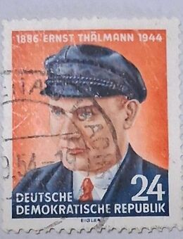 DDR 1954 E. Thälmann Einzelmarke gestempelt - Görlitz