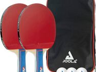 Joola Tischtennisschläger Duo (Set, 5-tlg., mit Bällen, mit Schlägerhülle)