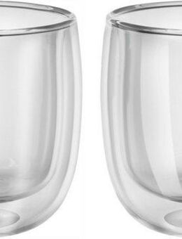 Zwilling Teeglas Gläser-Set Sorrento, 2er Set, Borosilikatglas, doppelwandig, Fassungsvermögen je Glas ca. 240 ml