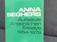 Anna Seghers - Aufsätze Ansprachen Essays 1954 - 1979 - Fürstenberg