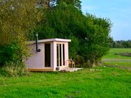 Ferienhaus mieten, Tinyhaus Hüttchen mit Kamin&Sauna - Dargun Zentrum