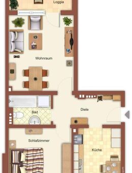 Demnächst frei! 3-Zimmer-Wohnung in Mönchengladbach Hardt - Mönchengladbach