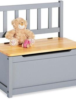 Pinolino® Truhenbank Fenna, grau/natur, für Kinder