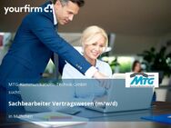 Sachbearbeiter Vertragswesen (m/w/d) - München