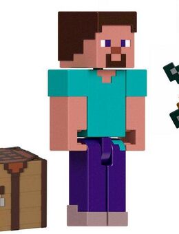 Mattel® Spielfigur Minecraft Core Figur Steve