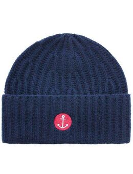 Zwillingsherz Beanie Beanie mit Anker Stickerei (Packung) mit auffälligem Anker-Motiv