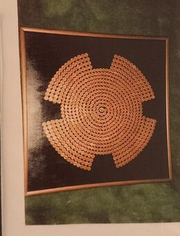 Pfennigmandala 80 x80 cm auf sperrholz, .... - Köln
