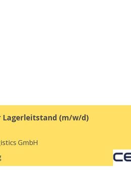 Mitarbeiter Lagerleitstand (m/w/d) - Hamburg