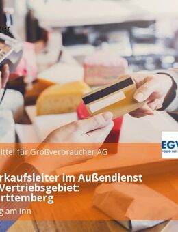 Gebietsverkaufsleiter im Außendienst (m/w/d) - Vertriebsgebiet: Baden-Württemberg - Wasserburg (Inn)