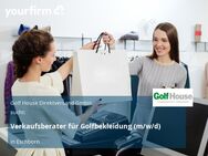 Verkaufsberater für Golfbekleidung (m/w/d) - Eschborn