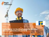 Facharbeiter im Bauhauptgewerbe Hochbau (Maurer / Betonbauer) (m/w/d) - Eltville (Rhein)