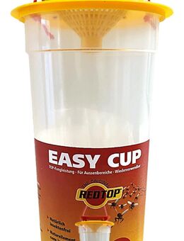 Redtop® Easy Cup Fliegenfalle die Mehrwegfalle - Steinmauern