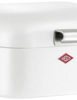 WESCO Brotkasten Mini Grandy, Stahlblech, (1-tlg), Metallscharniere, Gummistopper, Lüftungsloch / Griff, 2 L
