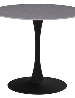 HELA Bistrotisch PAOLA Esstisch rund, 90 cm, robuste Steinplatte, verschiedene Steinfarben, Pflegeleicht
